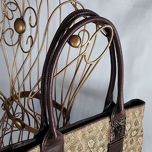 Anne Klein Roomy Double Strap Tote Shoulder Bag - Picture 5 of 12